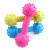 Pet toys TPR rubber dumbbells with bells rubber toys rubber barbells Pet supplies Specification image